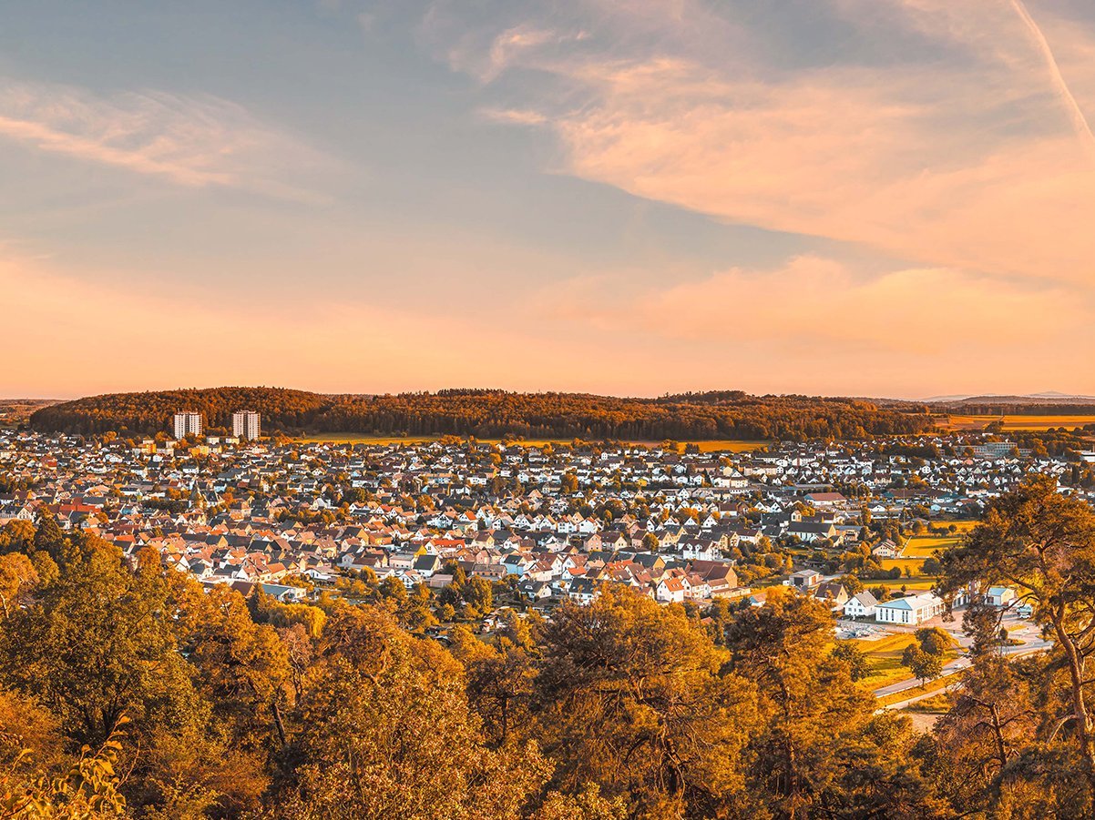 Panoramablick über Großen Buseck